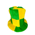 Chapéu Cartola Brasil Copa Do Mundo Torcedor Verde Amarelo Futebol Seleção Time Diversão Estiloso Presente Pai Amigo