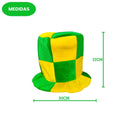 Chapéu Cartola Brasil Copa Do Mundo Torcedor Verde Amarelo Futebol Seleção Time Diversão Estiloso Presente Pai Amigo