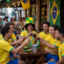 Chapéu Cartola Brasil Copa Do Mundo Torcedor Verde Amarelo Futebol Seleção Time Diversão Estiloso Presente Pai Amigo