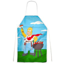 Avental de Cozinha Homer Simpson Estampa Divertida Os Simpsons Churrasco Jantar Presente Amigos Família