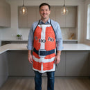 Avental Cozinha Papai Noel Chef jantar Churrasco Presente Amigo Diversão