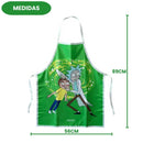 Avental Cozinha Rick And Morty Serie Adult Swim Churrasco Diversão Presente Amigos Família Geek
