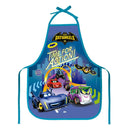 Avental Batwheels Infantil Menino DC Comics Escolar Ajustável Cozinha Pintura Artes Batman Kids