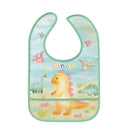 Avental Babador Dinossauro Infantil Menino Escolar Bolso Arte Colorido Impermeável Prático Duravél