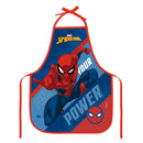 Avental PVC Homem-Aranha Marvel Infantil Super Heroi Menino Cozinha Pintura Arte Escolar Presente