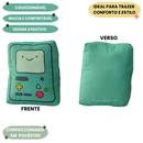 Almofada Formato Hora Da Aventura Bmo Finn Cartoon Netflix Decorativa Colecionável Presente