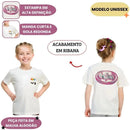 Camiseta Infantil Batman Feminina Dc Comics Super Heroi Liga Da Justiça Roupa Baby Look Manga Curta Algodão