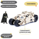 Brinquedo Batmobile e Batman Tumbler The Dark Knight DC Jada Camuflado Colecionável