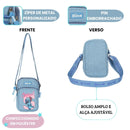 Bolsa Shoulder Bag Stitch Disney Jeans Juvenil Feminino Resistente Estilosa Passeio Alça Ajustável