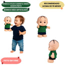 Boneco Cebolinha Iti Malia Turma Da Mônica Baby Brink 1021 Figura De Ação Baby Brink