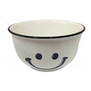 Bowl de Cerâmica Smile 400ml Cozinha Cereal Resistente Elagante Sobremesa Durável Moderno Estampado
