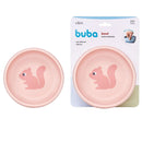 Bowl Silicone Rosa Ventosa Cloudy Bebê Infantil Introdução Alimentar Mamãe BPA Free Maternidade