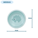 Bowl Silicone Verde Ventosa Cloudy Bebê Infantil Introdução Alimentar Mamãe BPA Free Maternidade