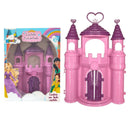 Castelo de Brinquedo Rosa Infantil Menina Princesas Encantadas Criança Diversão Presente Casinha