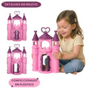 Castelo de Brinquedo Rosa Infantil Menina Princesas Encantadas Criança Diversão Presente Casinha