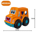 Brinquedo Geometrix Carrinho Didático Educativo Mundo Mágico Encaixe Menino Brincadeira Criança