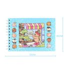 Livro De Colorir Boobie Goods Azul Rosa Lilás Stitch Disney 50 Folhas Desenho Pintura Capa Holográfica Colorida Criativo