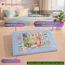 Livro De Colorir Boobie Goods Azul Rosa Lilás Stitch Disney 50 Folhas Desenho Pintura Capa Holográfica Colorida Criativo
