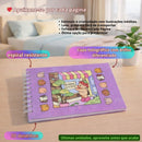 Livro De Colorir Boobie Goods Azul Rosa Lilás Stitch Disney 50 Folhas Desenho Pintura Capa Holográfica Colorida Criativo