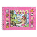 Livro De Colorir Boobie Goods Azul Rosa Lilás Stitch Disney 50 Folhas Desenho Pintura Capa Holográfica Colorida Criativo