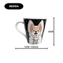 Caneca de Porcelana Frase Amo Meu Pet 300ml Dog Love Mãe Pai Café Chá Presente Amigo