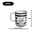 CANECAFRASEEUAMOVOCÊ - CANECA PORCELANA FRASE EU AMO VOCÊ 300ML