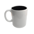 Caneca Porcelana 300Ml Fundo Colorido Azul Amarelo Preta Rosa Verde Café Chá Leite Presente