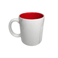 Caneca Porcelana 300Ml Fundo Colorido Azul Amarelo Preta Rosa Verde Café Chá Leite Presente