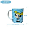 Caneca Porcelana Meninas Superpoderosas 300ml Café Chá Desenho Florzinha Lindinha Docinho Presente