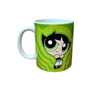 Caneca Porcelana Meninas Superpoderosas 300ml Café Chá Desenho Florzinha Lindinha Docinho Presente