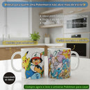 Caneca Porcelana Pokémon Anime Geek Pikachu 300ml Resistente Café Chá Qualidade Presente Amigos