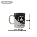 Caneca Porcelana 300ml Botafogo Futebol Regatas Glorioso Pai Presente Café Chá Leite