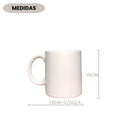 Caneca Branca Porcelana 350 ml Presente Café Leite Chá Mãe Pai Amigo Design Clássico Resistente Bonita Funcional