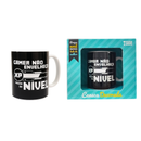 Caneca Frase Gamer Não Envelhece XP Passa de Nível 300ML Cerâmica Nerd Café Chá Leite Pai Presente