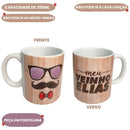 Caneca Porcelana Frase Meu Veinho Elias Pai Presente Café Chá Leite Personalizada
