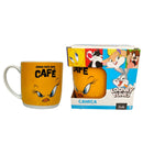 Caneca Piu Piu Frase Como Fico Sem Café Looney Tunes 300ML Porcelana Leite Chá Presente