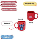 Caneca Mini Tina Stitch True Love Café Zona Criativa Disney Love Presente Colecionável Ponto Criativo