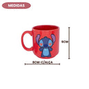 Caneca Mini Tina Stitch True Love Café Zona Criativa Disney Love Presente Colecionável Ponto Criativo