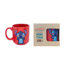 Caneca Mini Tina Stitch True Love Café Zona Criativa Disney Love Presente Colecionável Ponto Criativo