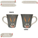 Caneca Pernalonga Looney Tunes 300ML Porcelana Desenho Café Leite Chá Warner Bros Presente