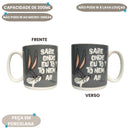 Caneca Pernalonga To Nem Ai Looney Tunes Warner Bros Desenho 300ml Porcelana Chá Café Leite PresenteS 300ML PORCELANA