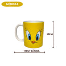 Caneca Piu Piu Looney Tunes 300ml Porcelana Colecionável Café Chá Desenho Presente Warner Bros