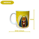 Caneca Cerâmica Nossa Senhora Aparecida Religiosa Presente Mãe Café Leite Santa Católica