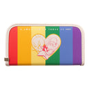 Carteira Looney Tunes Frase O Amor Vem em Todas as Cores Juvenil Menina Passeio