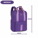 Mochila de Costas Juvenil Feminino Quadrada Notebook Volta as Aulas Escolar Passeio Viagem Clio