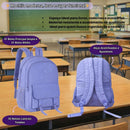 Mochila De Costa Clio Verde Preta Roxa Rosa Juvenil Escolar Volta As Aulas Resistente Passeio Viagem Estilo Rebecca Bonbon