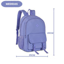 Mochila De Costa Clio Verde Preta Roxa Rosa Juvenil Escolar Volta As Aulas Resistente Passeio Viagem Estilo Rebecca Bonbon