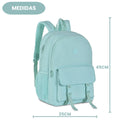 Mochila De Costa Clio Verde Preta Roxa Rosa Juvenil Escolar Volta As Aulas Resistente Passeio Viagem Estilo Rebecca Bonbon