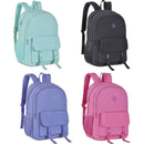 Mochila De Costa Clio Verde Preta Roxa Rosa Juvenil Escolar Volta As Aulas Resistente Passeio Viagem Estilo Rebecca Bonbon