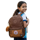 Mochila de Costas Capivara Fofinha Clio Infantil Escolar Meninas Volta As Aulas Passeio Viagem Estudos